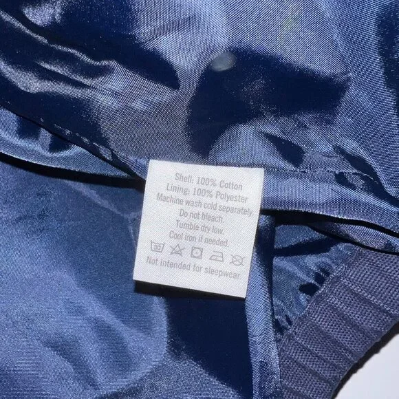 NWT Janie and Jack Hooded Canvas Jacket Navy Size 2T - Picture 6 of 7